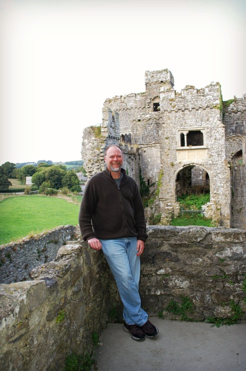 Gary at Carew Castle