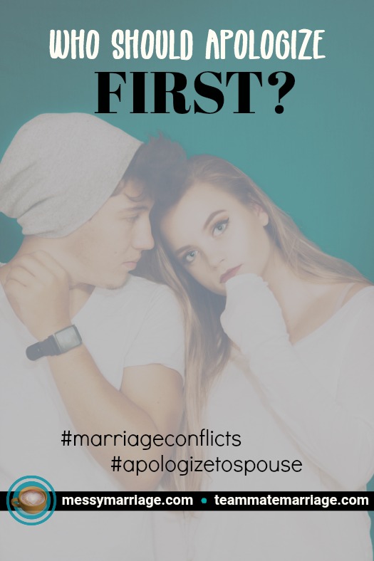 Apologize to Spouse - Come to MM to watch a video that will help you discover who should apologize first in your marriage when it is unclear. #apologizeinmarriage #messymarriage #marriagematters #communicationinmarriage #personalresponsibility #conflictresolution