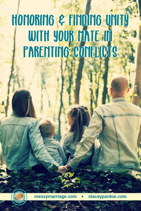 Parenting Conflicts - This post offers 5 important ways to honor your mate and come together on parenting conflicts and decisions. #parentingconflict #unitedfront #honorspouse #marriage #prayer