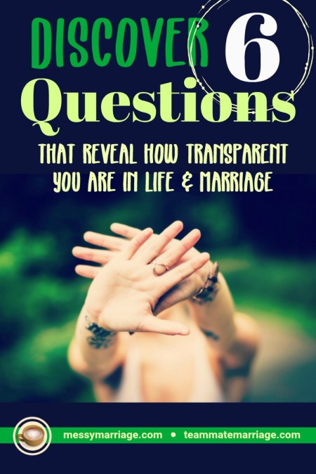 Transparent in Marriage #transparent #marriage #openness #vulnerability #humility 